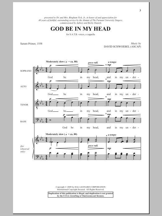 Product picture to: God Be In My Head