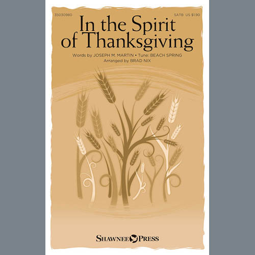 cover: In The Spirit Of Thanksgiving, Brad Nix, Chor