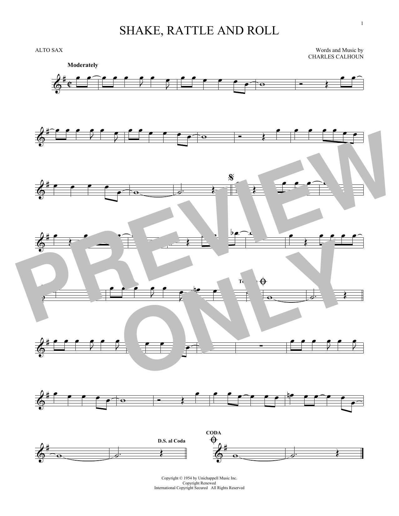 Produktgalerie: Seite 1 von 1 Shake, Rattle And Roll, Bill Haley & His Comets, Saxophon