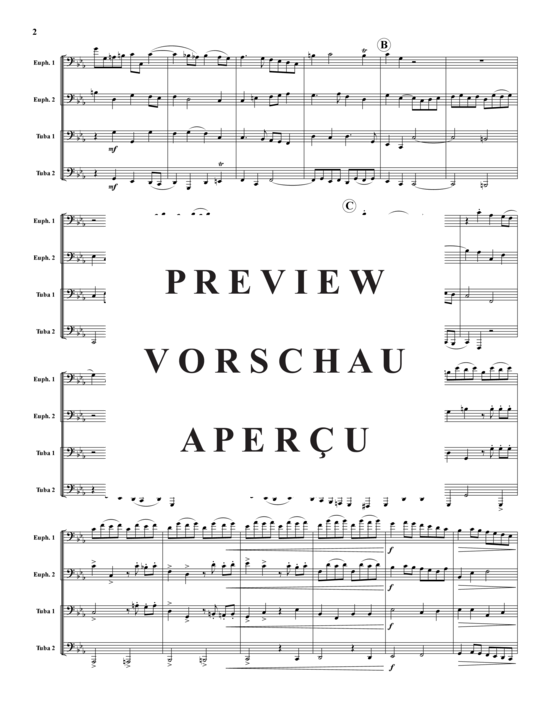 Product gallery: Page 3 of 17 Ouvertüre , , (Tuba Quartet: 2x Baritone, 2xTuba)