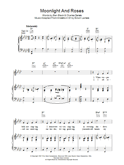 Produktbild zu: Moonlight & Roses (Bring Mem'ries Of You)