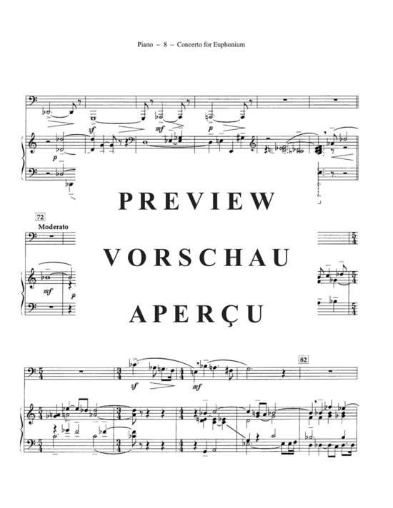 Product gallery: Page 10 of 21 Concerto for Euphonium , , (euphonium + piano)