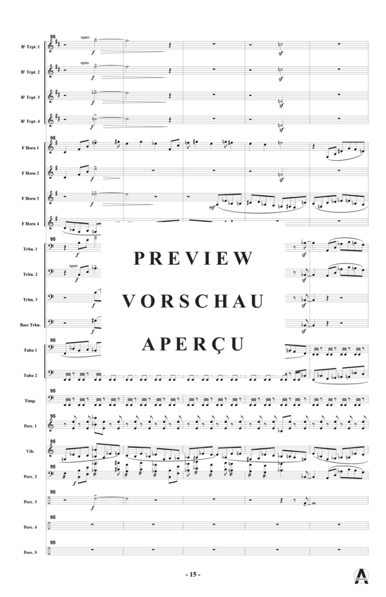 Produktgalerie: Seite 20 von 21 The Reckoning , , (Blechbläserensemble + Percussion)