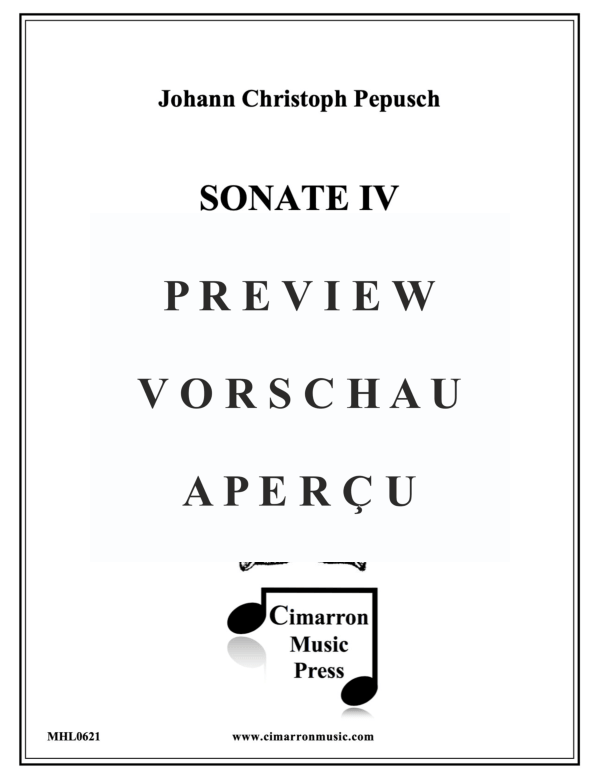 Produktgalerie: Seite 2 von 11 Sonate IV in C-Moll, , Horn in F und Klavier