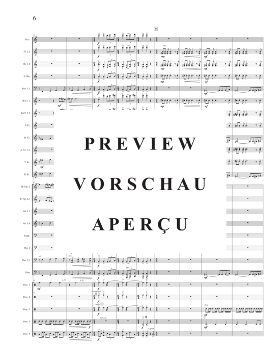 Product gallery: Page 10 of 21 Fanfares (complete set)  (Band oder Holzbläser Ensemble) , ,  (score and parts)