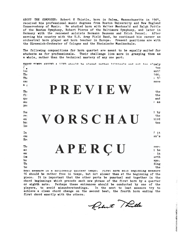 Produktgalerie: Seite 3 von 11 Two Movements, , Horn Quartett