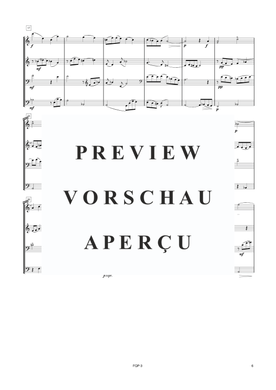 gallery: Quartettsuite, , Double Bass Quartet - Score