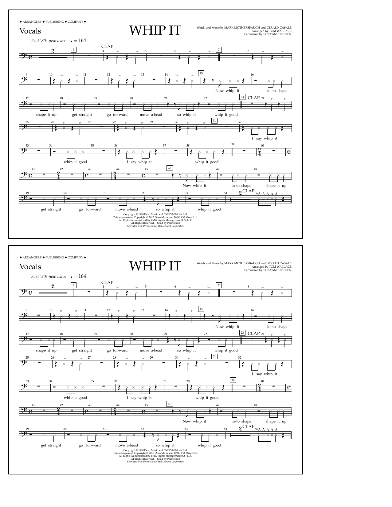 Product picture to: Whip It - Vocals