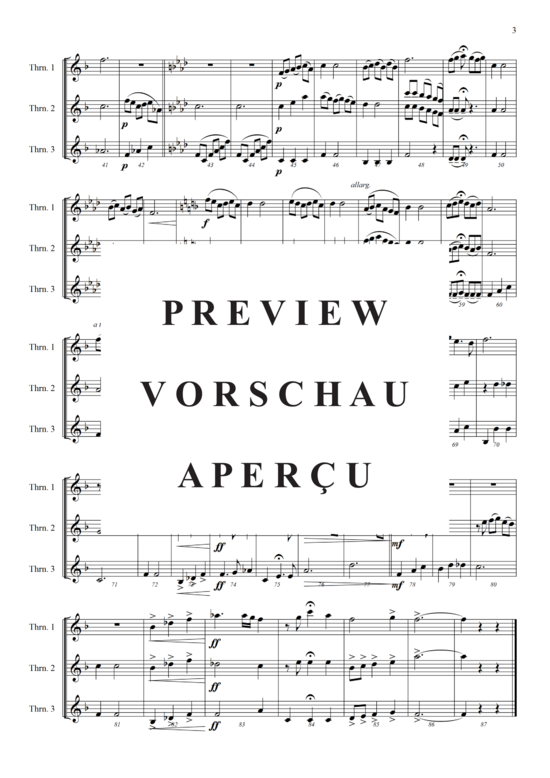 gallery: Torna a surriento , , (Tenorhorn/Posaunen/Horn Trio)