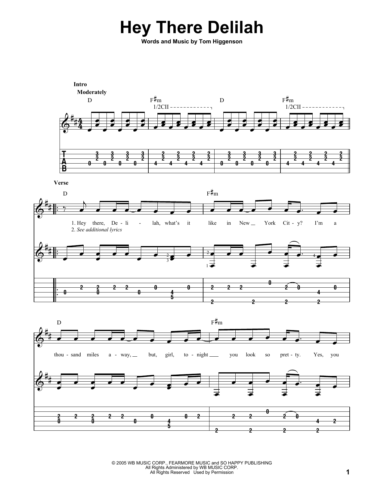 Produktgalerie: Seite 1 von 1 Hey There Delilah, Plain White Ts, Gitarre