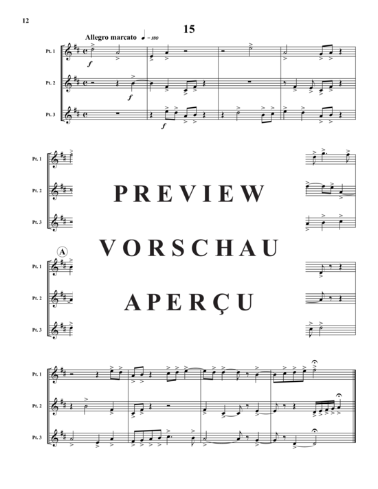 Produktgalerie: Seite 13 von 21 Musica Festiva – 15 kurze Sätze , , (Trompete Trio)