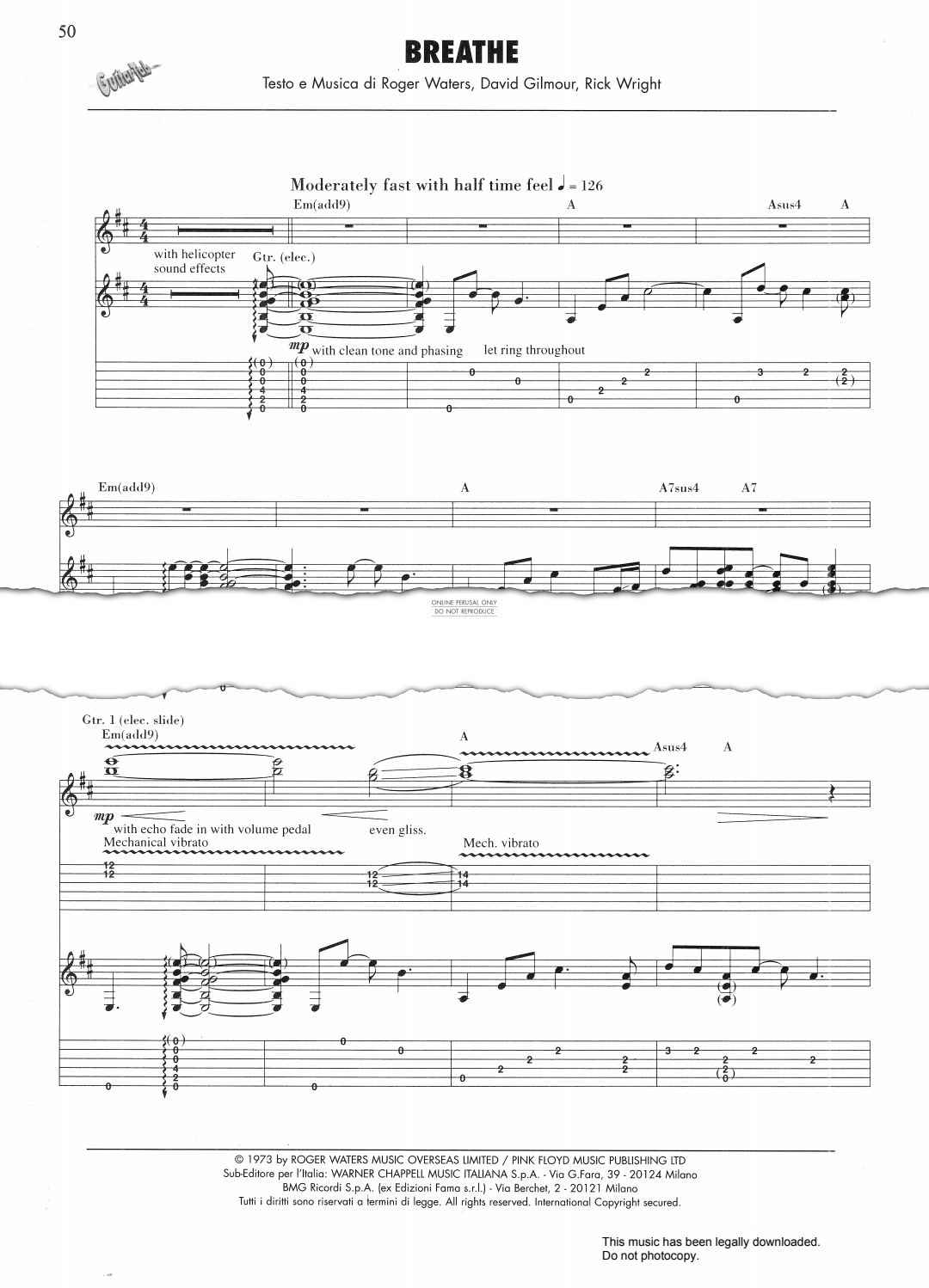 Product gallery: Page 1 of 1 Breathe (In The Air), Pink Floyd