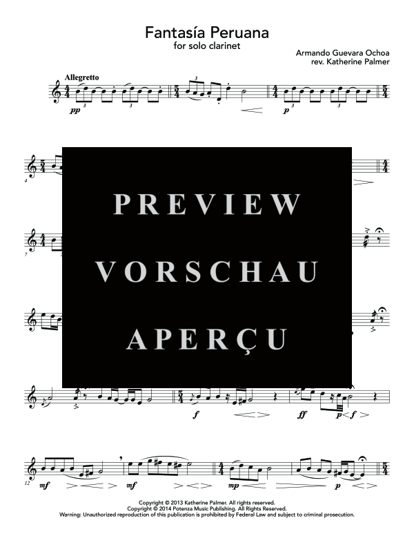 Product gallery: Page 5 of 11 Three Pieces, , (Klarinette Solo)