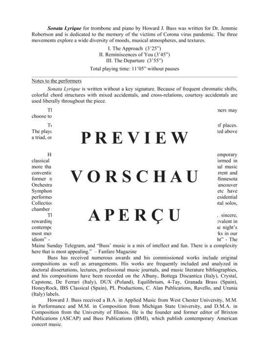 Product gallery: Page 3 of 21 Sonata Lyrique , , (trombone and piano)