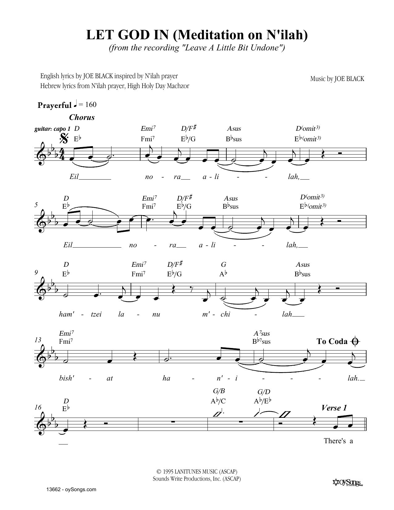 Produktgalerie: Seite 1 von 1 Let God In, Joe Black, Melodieinstrument