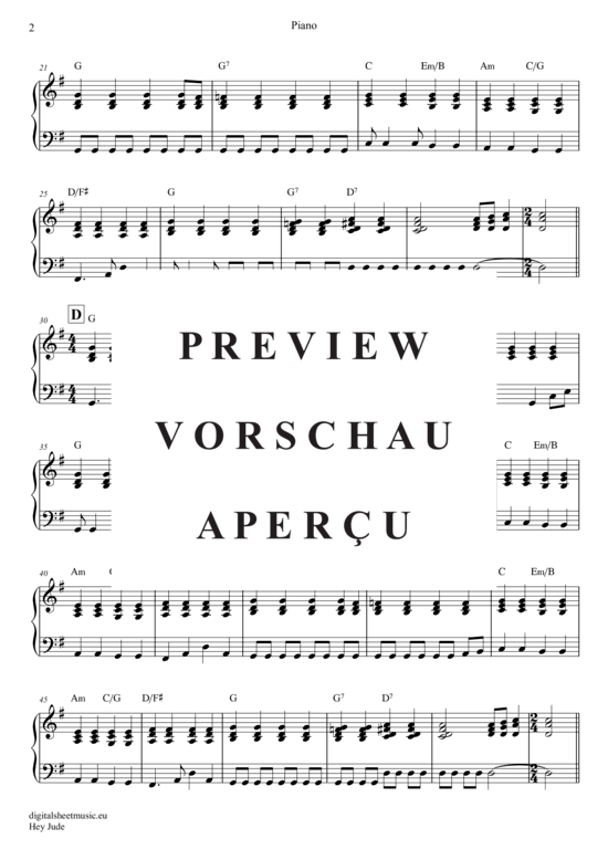 Product gallery: Page 20 of 21 Hey Jude , Beatles, The, (flute trio + piano)