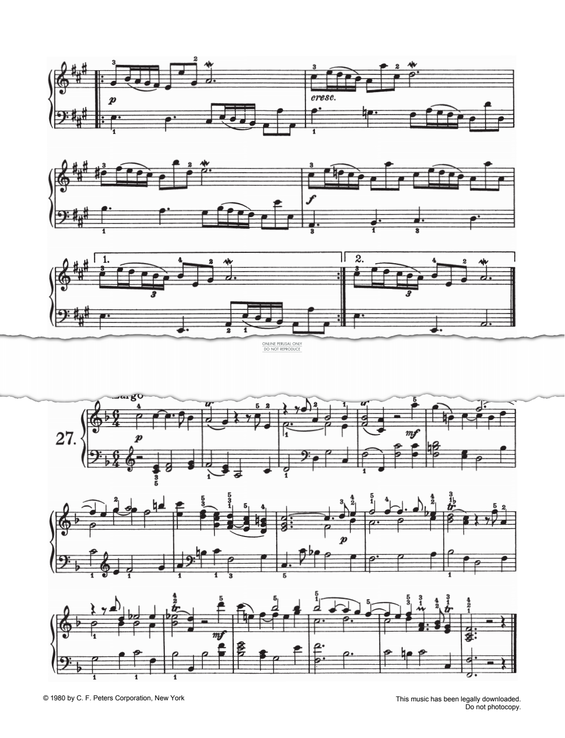 Produktgalerie: Seite 1 von 1 Siciliano, Thomas Arne, Klavier