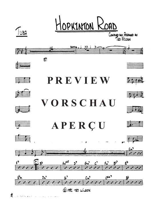 Produktgalerie: Seite 9 von 12 Hopkinton Road (Combo Band (+ Tuba Solo) , , )