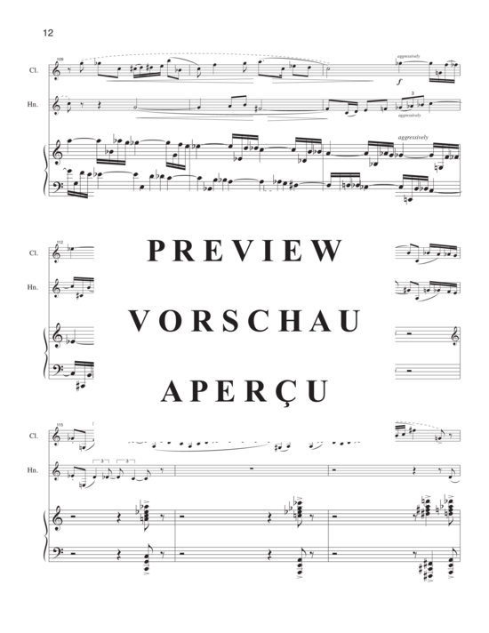 Product gallery: Page 15 of 21 Passage to Eden , , (clarinet, horn and piano)