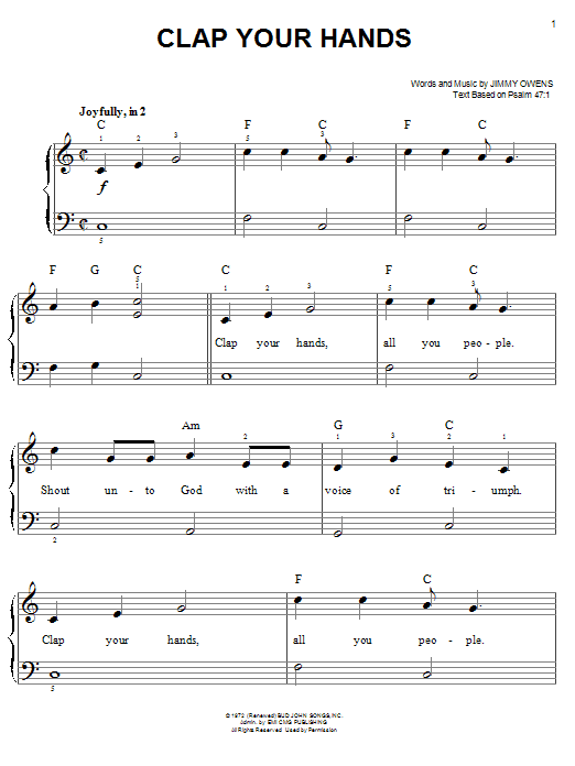 Produktbild zu: Clap Your Hands