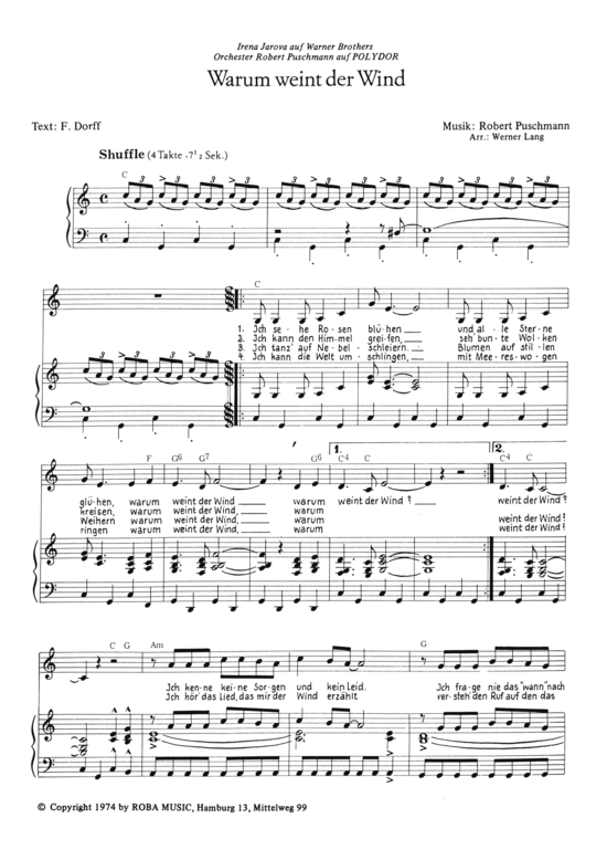 Produktbild zu: Warum weint der Wind Irena Jarova