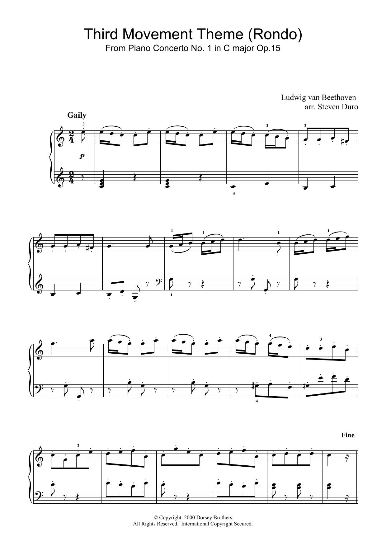 Product picture to: Piano Concerto No.1 in C Major Op.15, Rondo
