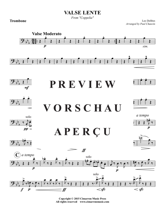 Produktgalerie: Seite 14 von 17 Valse Lente , , (Blechbläserquintett)