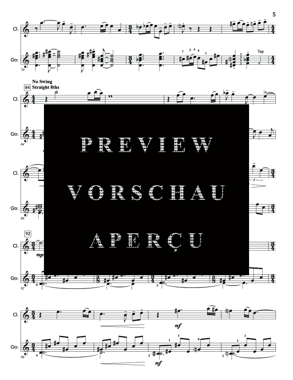 Product gallery: Page 9 of 11 Interplay, , (clarinet and guitar)