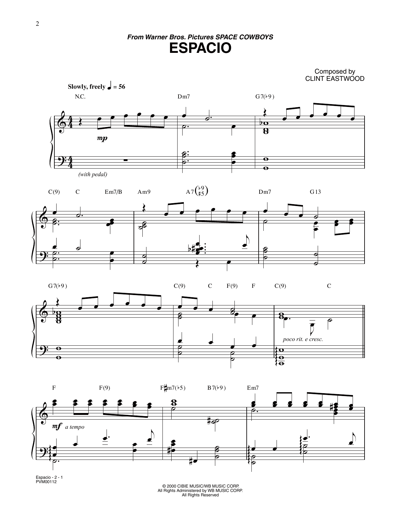 Produktbild zu: Espacio (from Space Cowboys)