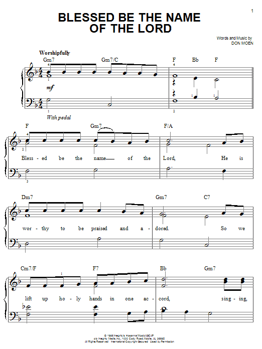 Produktbild zu: Blessed Be The Name Of The Lord