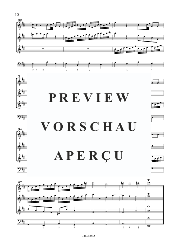 Produktgalerie: Seite 11 von 11 Sonata à 3 Violini (mit Stimmen), , Gemischtes Ensemble 3 Violinen und BC