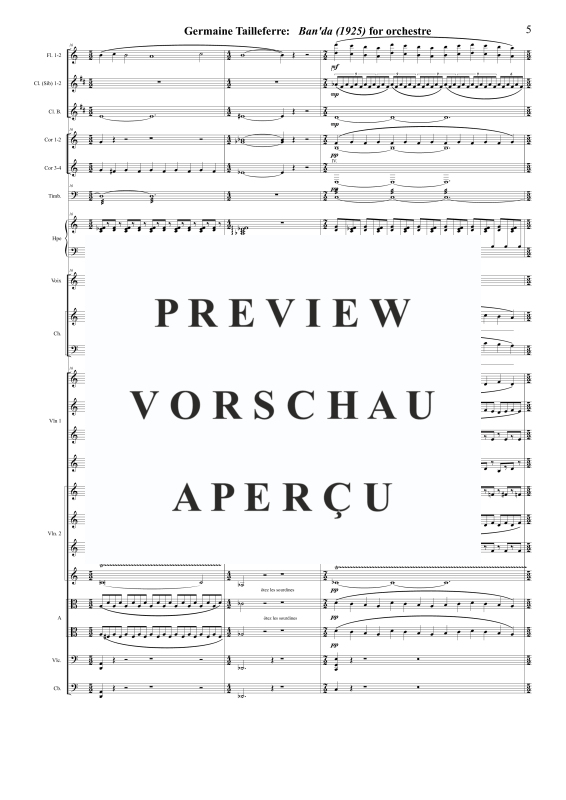 Produktgalerie: Seite 6 von 10 Banda, soprano, mixed chorus and orchestra, Sopran Solo, Gemischter Chor und Orchester