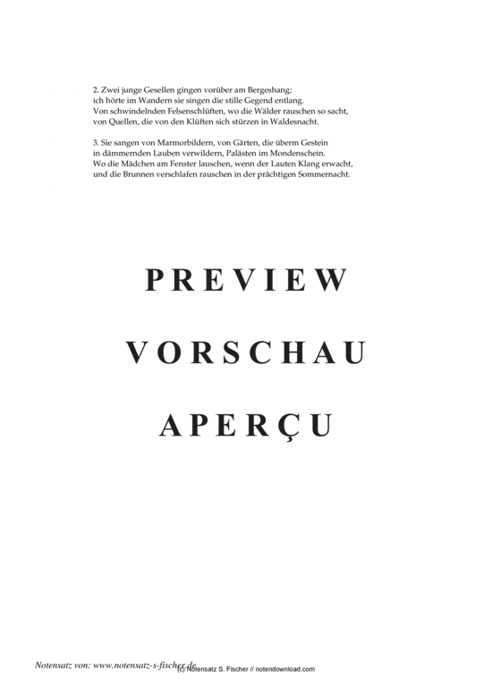 Product gallery: Page 3 of 3 Es schienen so golden die Sterne , , Piano and Voice