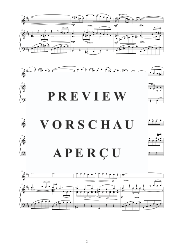 Produktgalerie: Seite 3 von 11 Flöten Sonate Nr. 1 H-Moll BWV 1014, , Flöte und Cembalo/Klavier