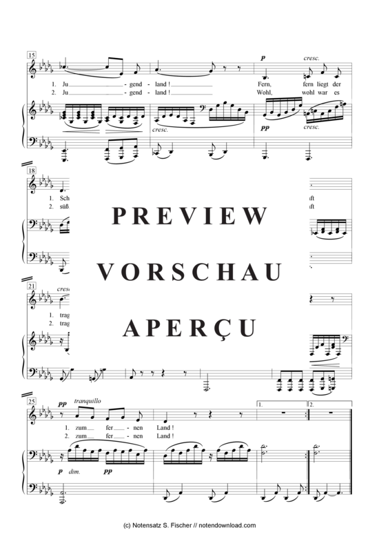 Product gallery: Page 3 of 3 Scheidend , , Piano and Voice