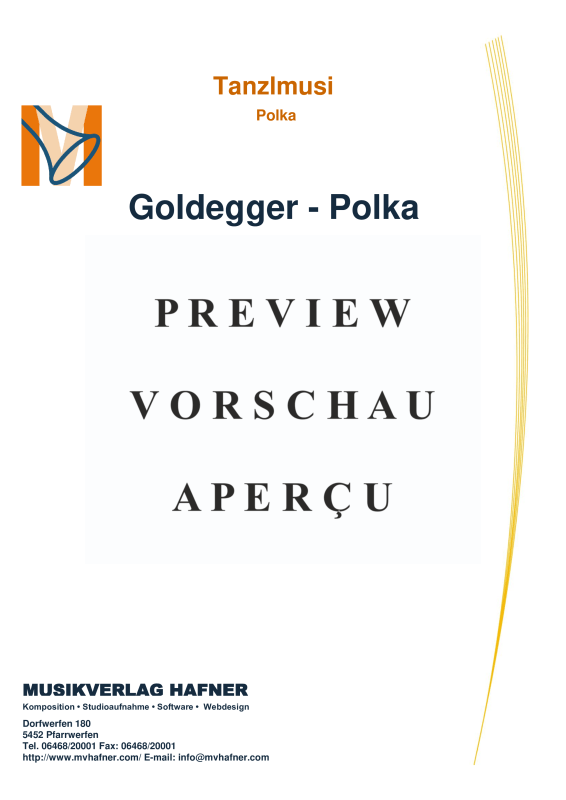 gallery: Goldegger - Polka, , (Holz- und Blechbläser)