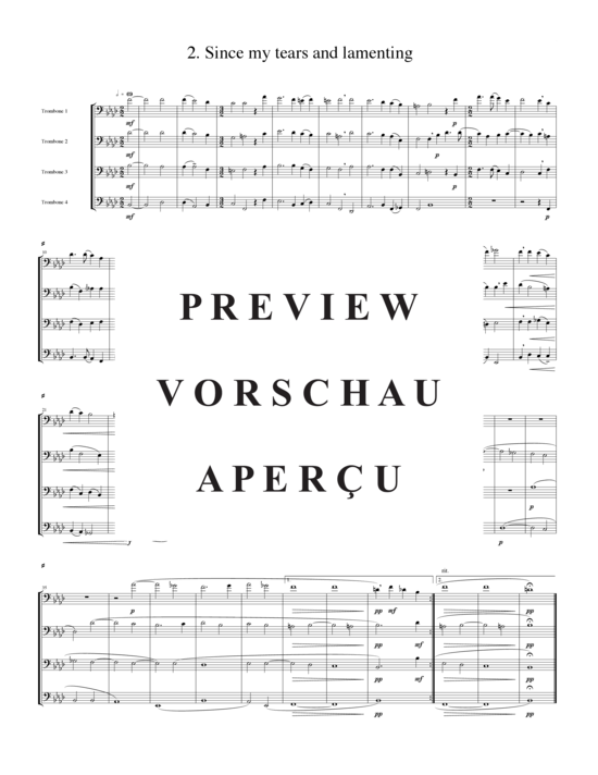 gallery: Zwei Madrigale Vol. 4 , , (Posaunen-Quartett)
