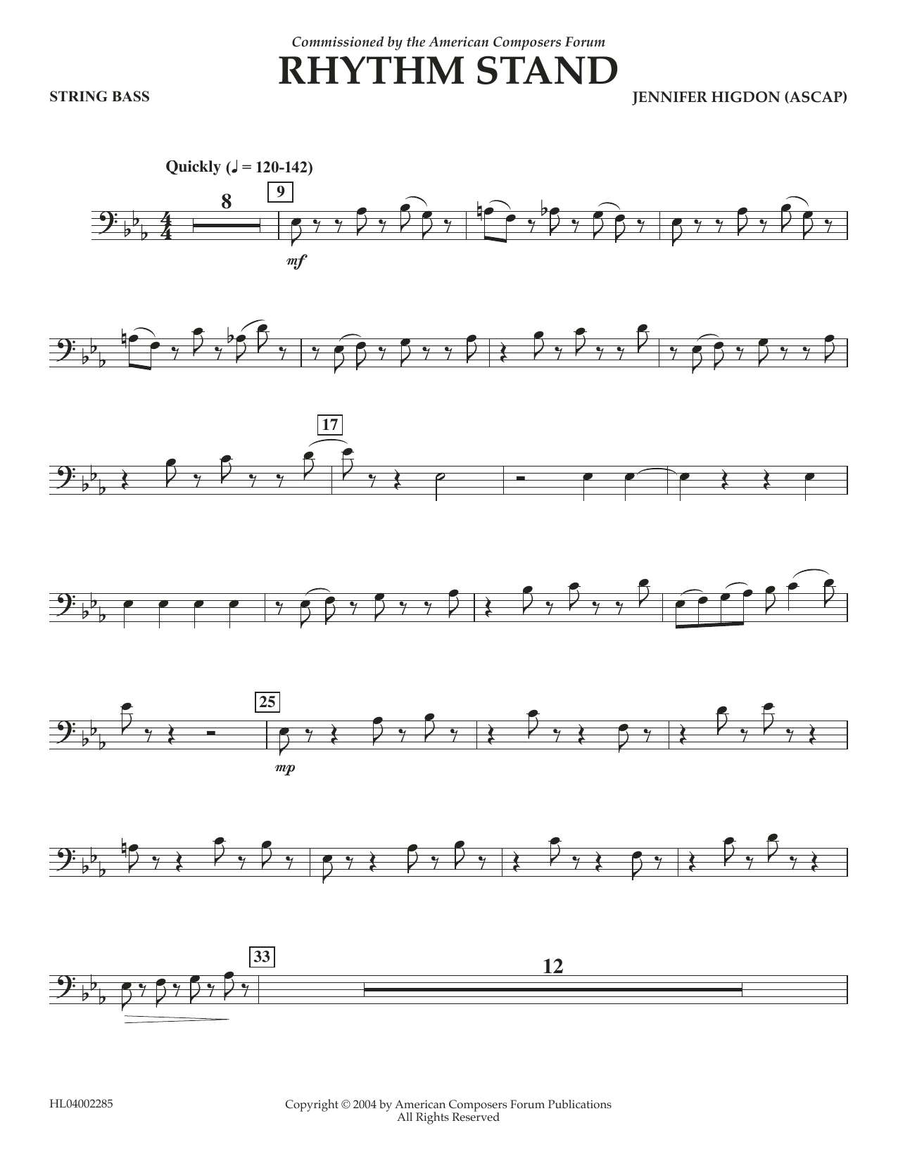 Produktbild zu: Rhythm Stand - String Bass