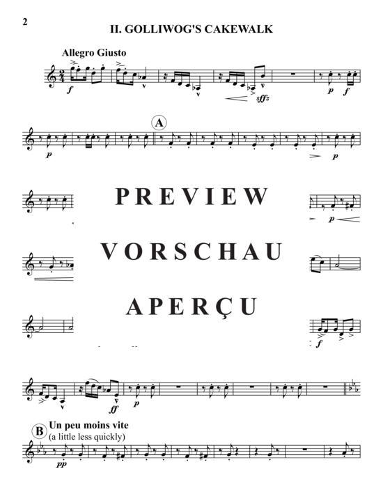 Produktgalerie: Seite 19 von 21 Two Selections from "Children's Corner" , , (2x Euphonium + Tuba)
