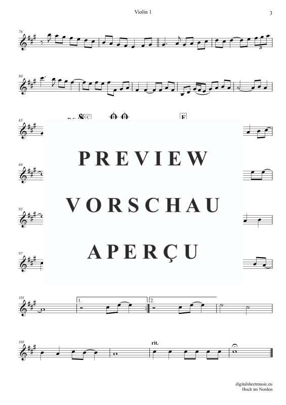 Produktgalerie: Seite 10 von 11 Hoch im Norden, Santiano, (Violinen Trio + Klavier)