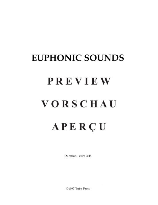 Product gallery: Page 3 of 12 Euphonic Sounds , , (Tuba Duet ET)