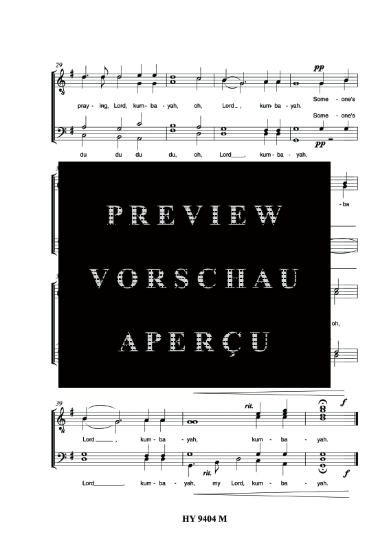 Product gallery: Page 5 of 5 Kumbayah, my Lord, , (male choir)