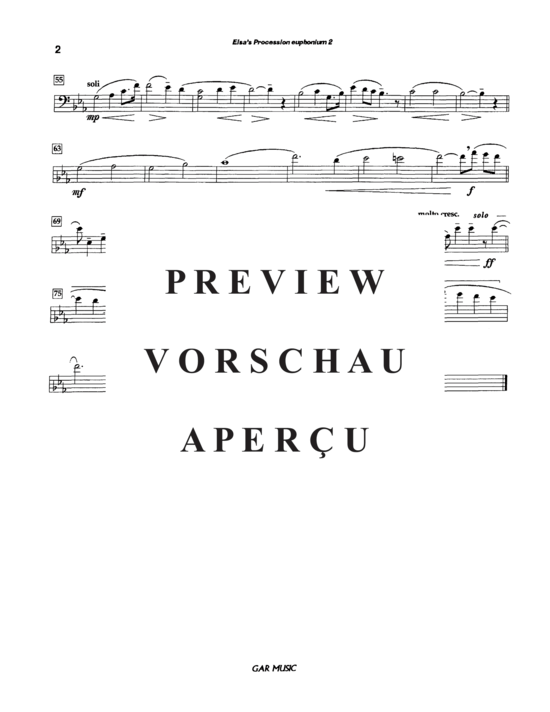 gallery: Elsa´s Procession to the Cathedral , , (Tuba Quartett EETT)