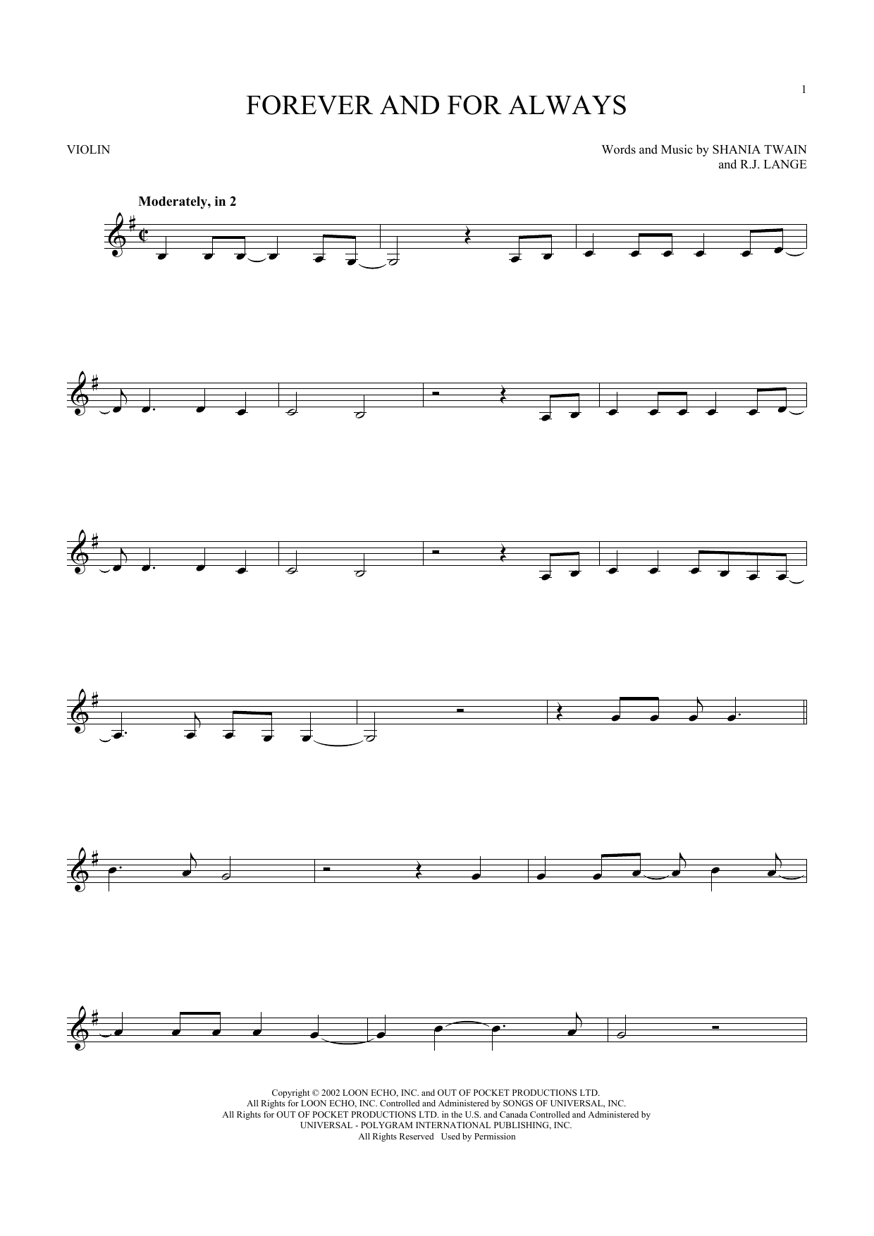 Product gallery: Page 1 of 1 Forever And For Always, Shania Twain