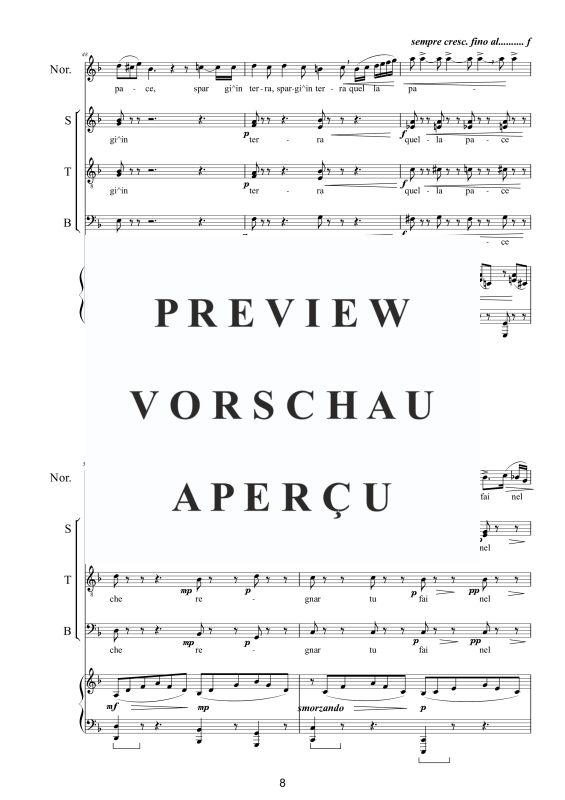 Produktgalerie: Seite 9 von 11 Norma (Act1) Casta Diva, , Sopran, Chor SSTB und Klavier
