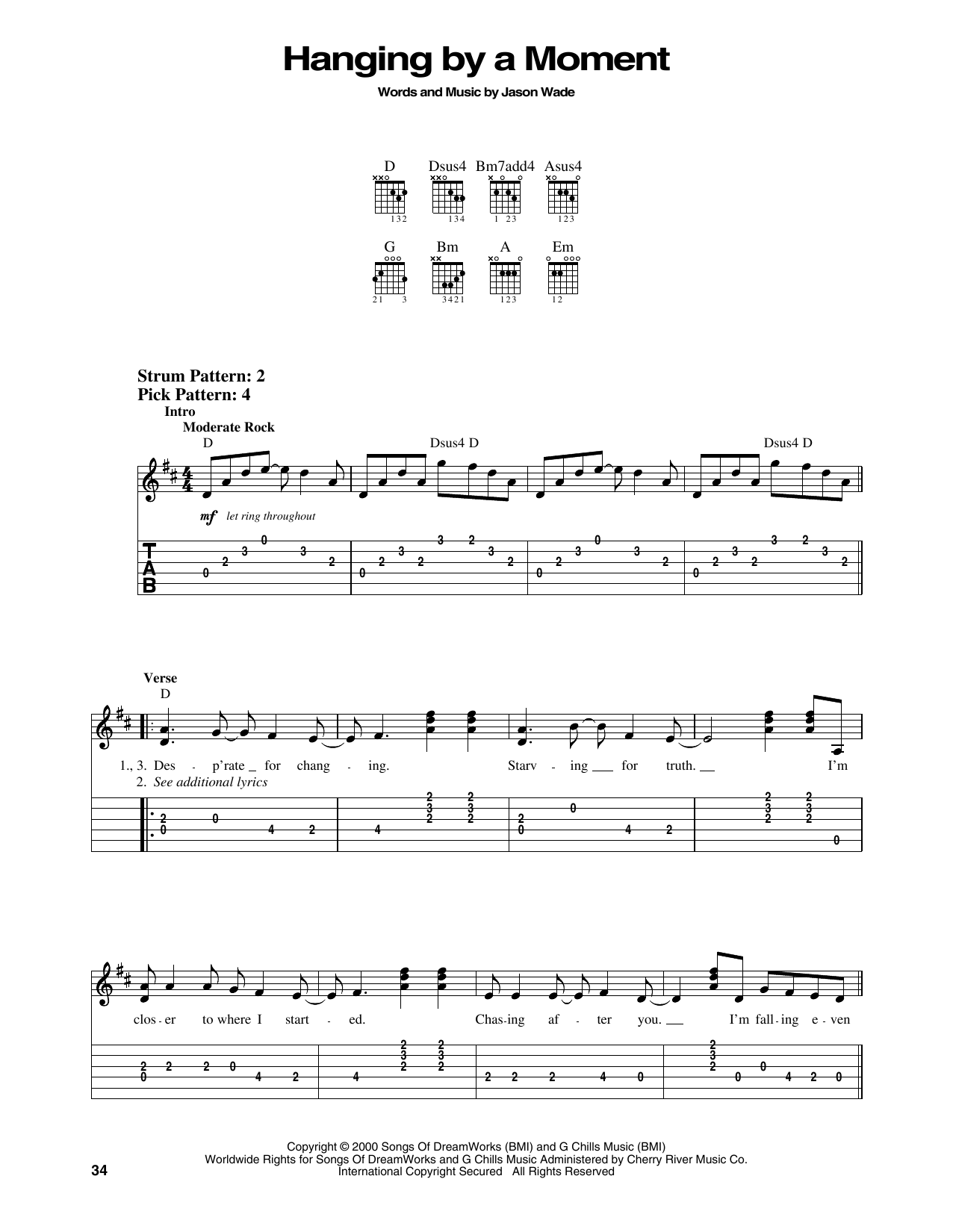 Produktbild zu: Hanging By A Moment