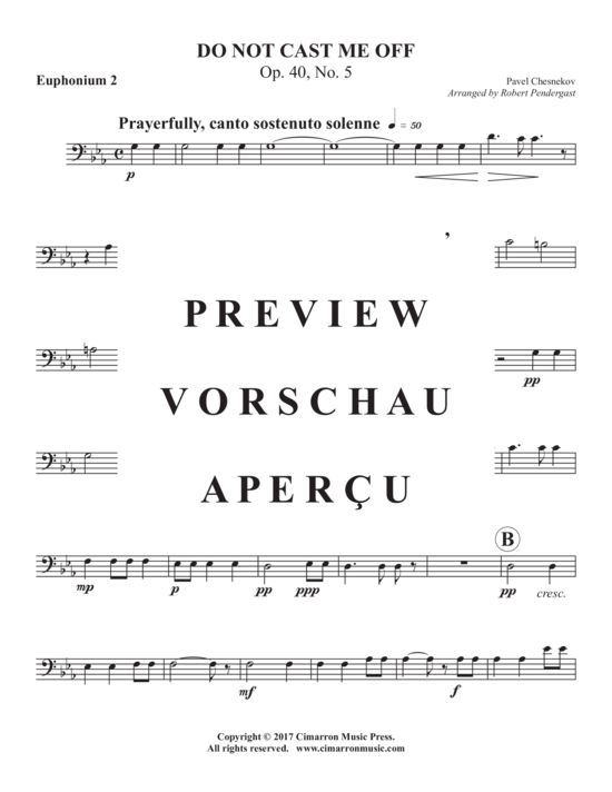 Product gallery: Page 11 of 21 Do Not Cast Me Off , , (Tuba Ensemble)