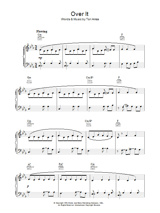 Produktgalerie: Seite 1 von 1 Over It, Tori Amos, Gesang, Gitarre, Klavier