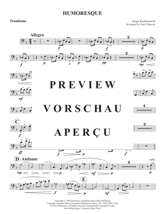 Produktgalerie: Seite 15 von 18 Humoresque , , (Blechbläserquintett)