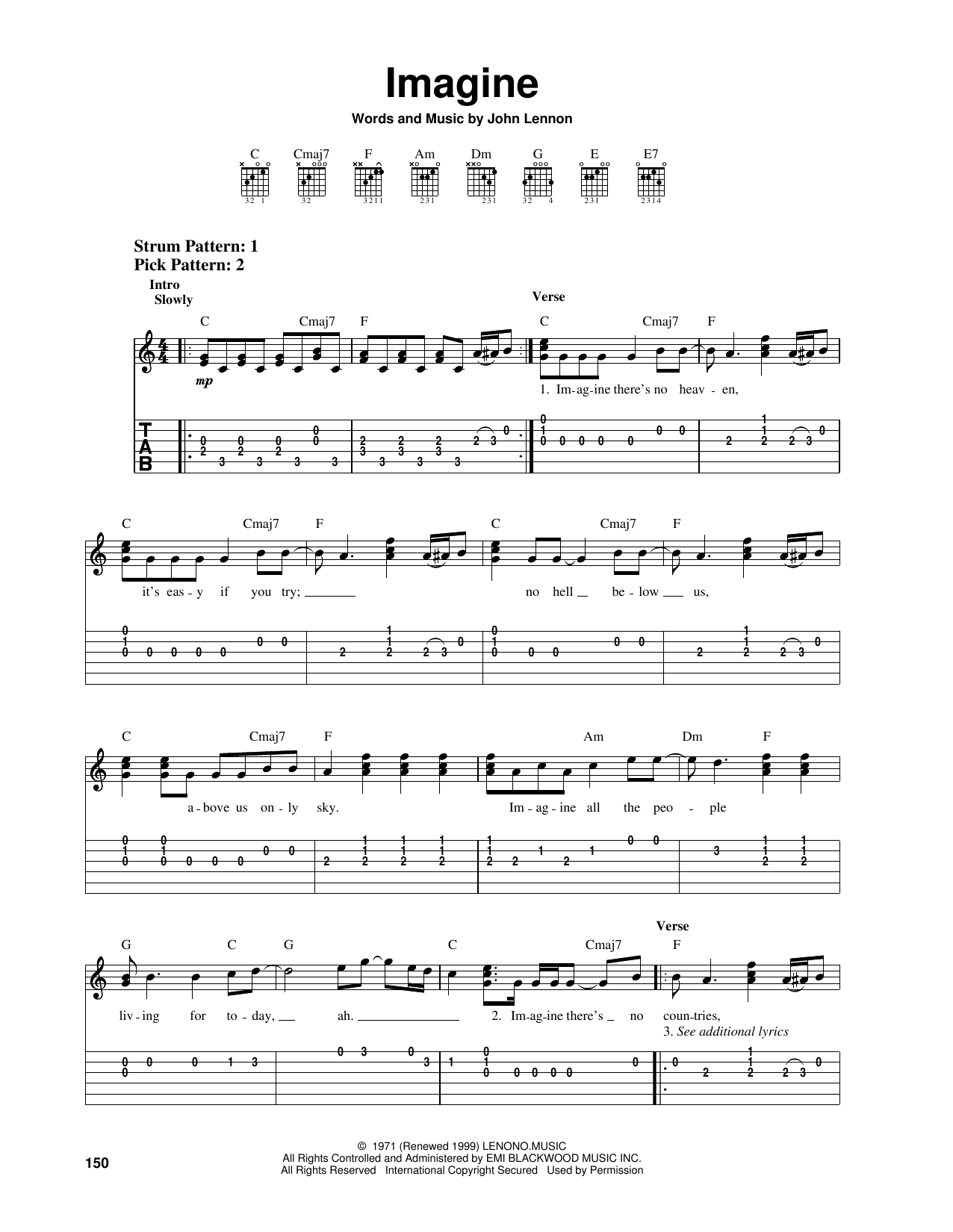 Produktgalerie: Seite 1 von 1 Imagine, John Lennon, Gitarre